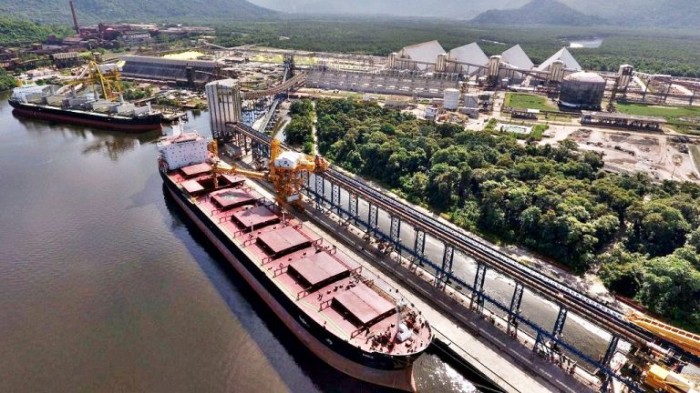 O Porto de Santos é o ponto final da Rota do Café, trajeto usado para escoamento da produção cafeeira - (Foto: Divulgação/Tiplam via Prefeitura de Uberaba)