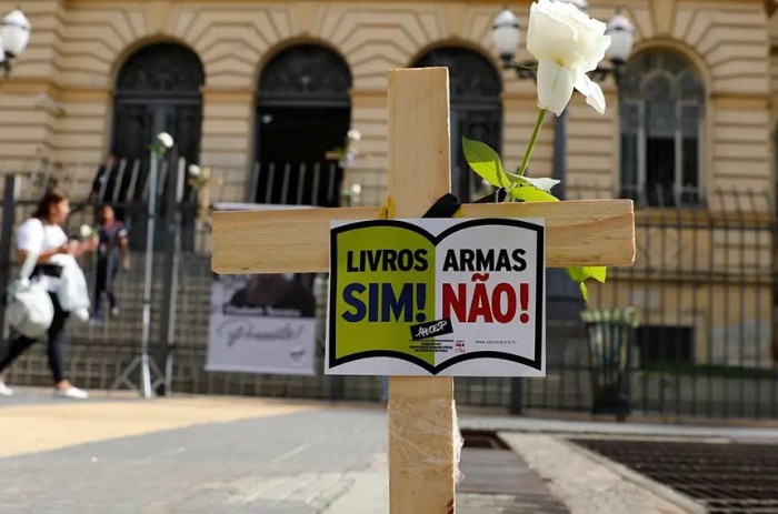 Protesto contra ataques a escolas: relator de projeto no Senado, Hiran diz que é inadmissível cenário de fatos contra a integridade física, psíquica e moral de crianças e adolescentes - Foto: Fernando Frazão/Agência Brasil