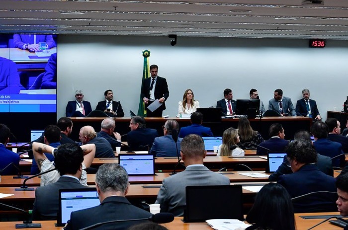 Senadores e deputados na reunião da Comissão de Orçamento, presidida por Daniella Ribeiro - Foto: Waldemir Barreto/Agência Senado