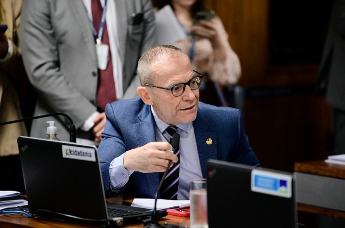Contarato relatou o projeto na CMA - Foto: Pedro França/Agência Senado