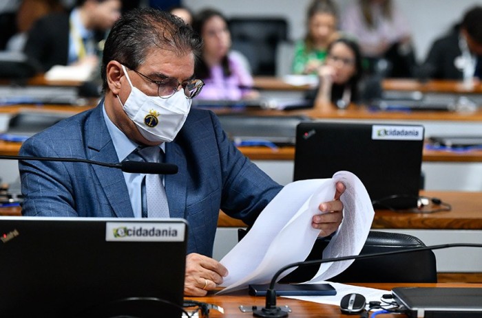 Relatório de Nelsinho permite que a pena para a extorsão não exclua eventual condenação por invasão de dispositivo informático, outro crime previsto no Código Penal - Foto: Geraldo Magela/Agência Senado